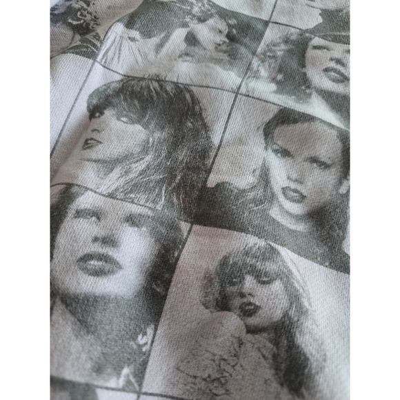 Taylor Swift The Eras Tour Cropped Sweatshirt Lavender Women's Girls Size L - Picture 4 of 7